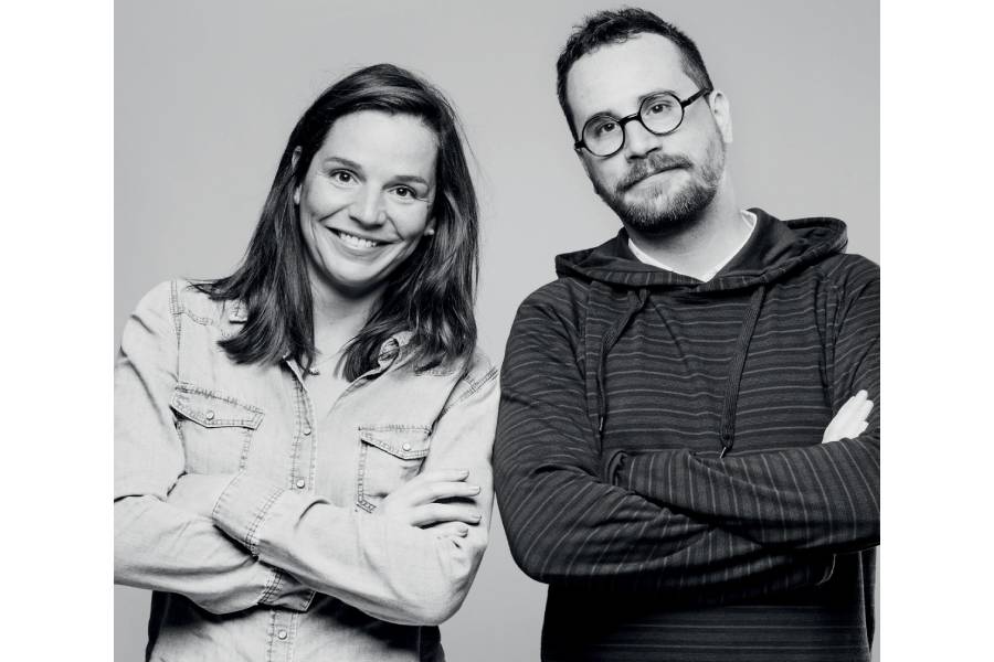 Bálint Gelley and Bella Szederkényi from CUB Animation, photo: Somnium Studio 11