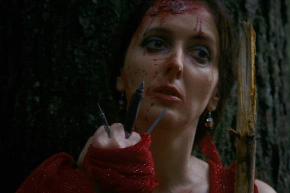 Actress Darja Krhin in Hole by Dejan Babosek, copyright: Narayan produkcija