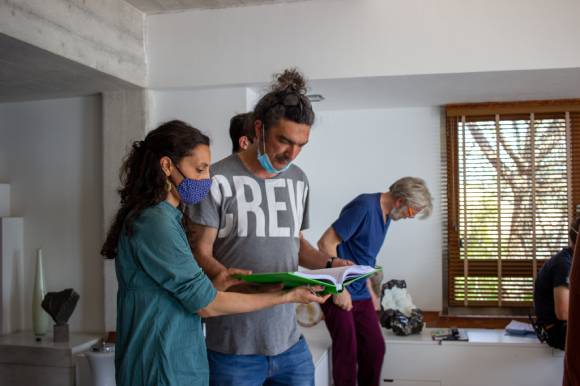 Man Without Guilt by Ivan Gergolet, director on the set