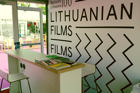 Lithuanian pavilion at the Cannes film market
