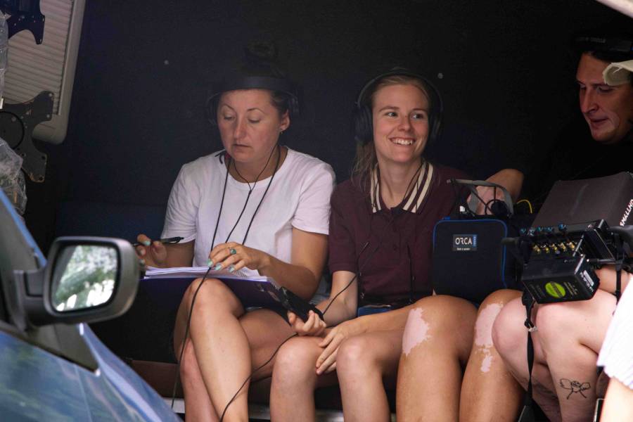 Katja & the crew, copyright: Nuša Selič