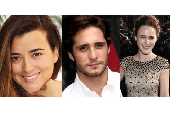 The Dovekeepers cast: Cote de Pablo, Diego Boneta and Rachel Brosnahan