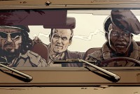 Damian Nenow's prelimentary draft to the animation from the movie about Ryszard Kapuściński / platige image