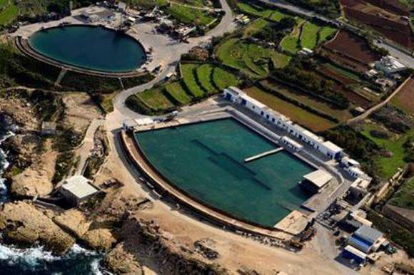 Malta film studios&#039; water tanks