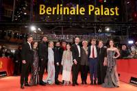 From left to right, Dawid Ogrodnik (Poland), Kristin Thora Haraldsd&oacute;ttir (Iceland), Milan Marić (Serbia),  Ine Marie Wilmann (Norway),  Ardalan Esmaili (Sweden), Dieter Kosslick (Festival Director of the Berlin International Film Festival), Emma Drogunova (Germany), Blagoj Veselinov (FYR of Macedonia),  Monika Gr&uuml;tters (German Federal Government Commissioner of Culture and the Media), Elliott Crosset Hove (Denmark), Rea Lest (Estonia),  Aisling Franciosi (Ireland)