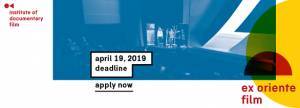 Ex Oriente Film 2019 deadline approaching