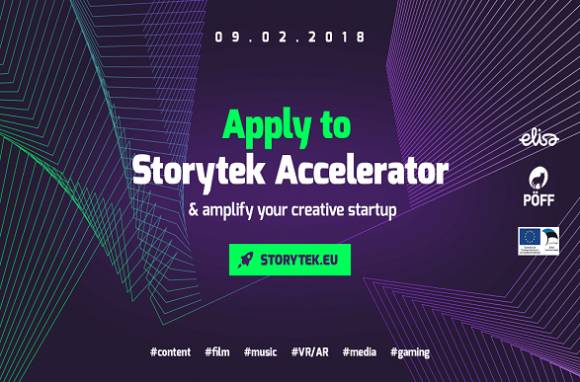 Open now - applications for the second round of Storytek Accelerator!