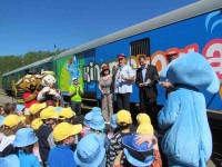 Start Cinematrain in Mlad&aacute; Boleslav, photo via zlinfest.cz