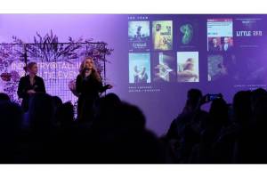 Little Bird pitching at European Genre Forum in 2025