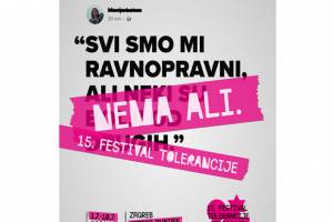 Announcing the 15th Festival of tolerance in Zagreb