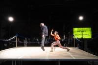 The award ceremony, directed by Sebastian Talmar, paid a humorous tribute to street fights and the film industry.