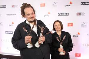 Mariusz Wilczyński - winner of the Eagles for Best Film and Best Screenplay, together with Agnieszka Ścibor, producer of the film &quot;Kill It and Leave This Town&quot;