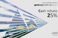 Montenegro Raises Rebates to 25%