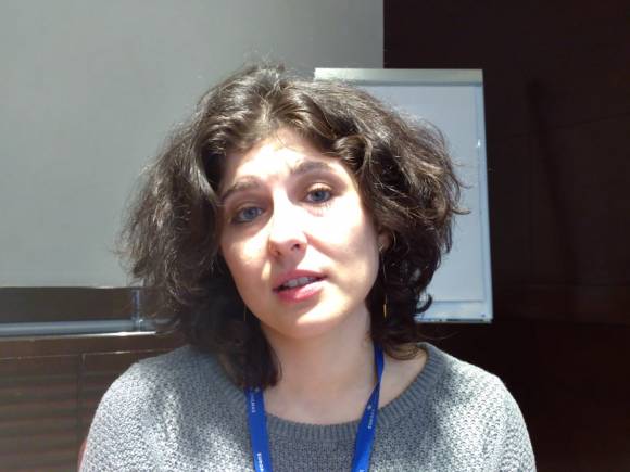 Boglarka Nagy, the programmer of Cinema Elvire Popesco in Bucharest, Romania
