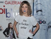 Director Katarzyna Rosłaniec at the premiere of "Bejbi Blues"