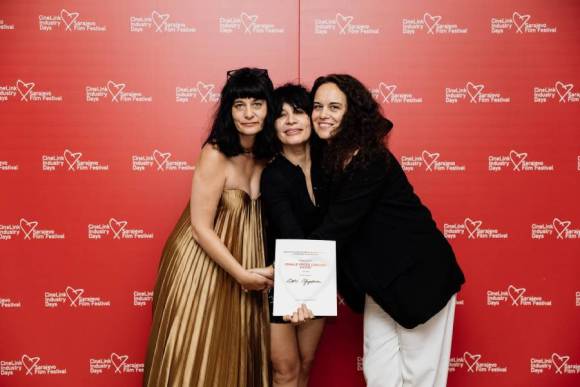 Labina Mitevska, Teona Strugar Mitevska and Sonja Prosenc - CineLink Female Voices Award