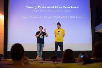 Young Tesla and Idea Poachers by Petar Ore&scaron;ković pitching